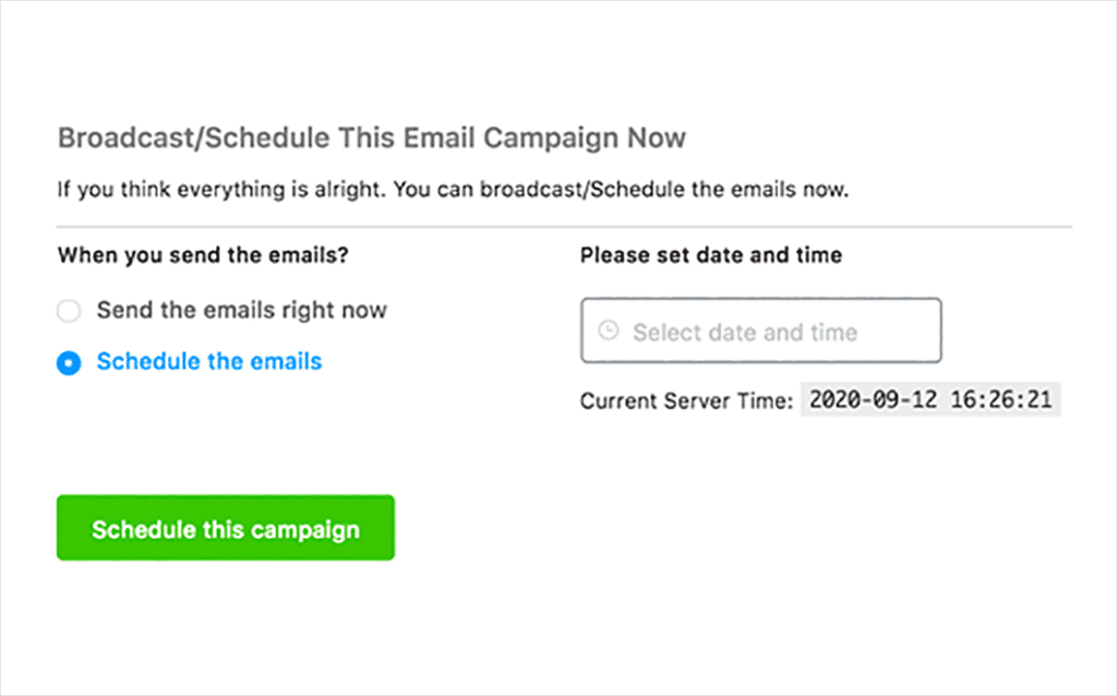 Campaign Scheduling
