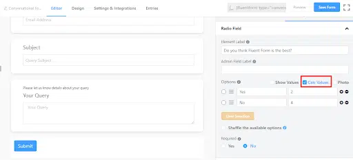 Make a quiz or a survey